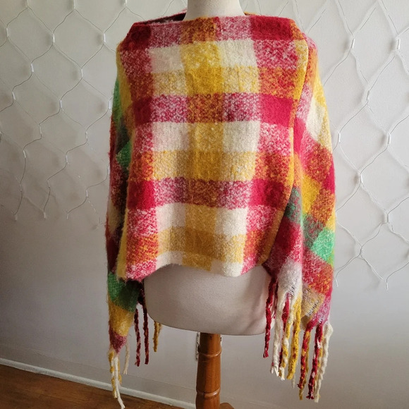 Stark x Poncho / Colorful / Vibrant / Fits Medium - Large - Picture 6 of 7